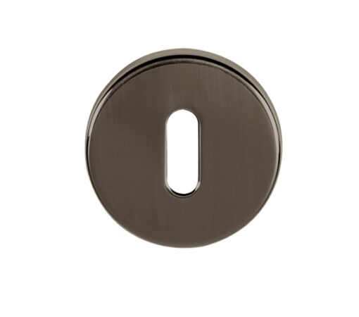 Atlantic Tupai Rapido Curva/Quadraline Round Standard Profile Escutcheon, Titanium - TESCKRTT (sold in pairs)