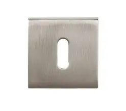Atlantic Tupai Rapido Curva/Quadraline Square Standard Profile Escutcheon, Pearl Nickel - TESCKSPL (sold in pairs)