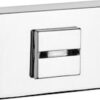 Atlantic Tupai Rapido Retaline Rectangular Bathroom Turn & Release, Bright Polished Chrome - TWCLPC