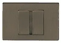 Atlantic Tupai Rapido Retaline Rectangular Bathroom Turn & Release, Titanium - TWCLTT
