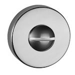 Atlantic Tupai Rapido Curva/Quadraline Round Bathroom Turn & Release, Bright Polished Chrome - TWCRPC