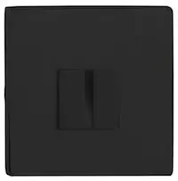 Atlantic Tupai Rapido 5S Line 5mm Slimline Square Bathroom Turn & Release, Matt Black - TWCS5SMB
