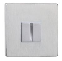 Atlantic Tupai Rapido 5S Line 5mm Slimline Square Bathroom Turn & Release, Satin Chrome - TWCS5SSC