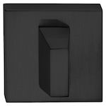 Atlantic Tupai Rapido Curva/Quadraline Square Bathroom Turn & Release, Matt Black - TWCSMB