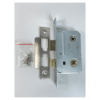 Bathroom Mortice Lock- 75mm- Satin Stainless Steel Finish