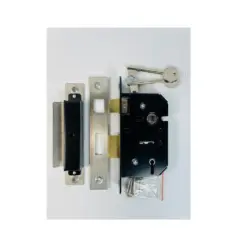 5 Lever Sash Lock – 63mm – Satin Stainless Steel Finish