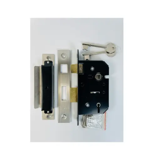 5 Lever Sash Lock – 63mm – Satin Stainless Steel Finish