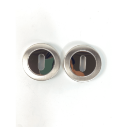 Euro Profile Escutcheon - 52mm - Satin Stainless Steel & Polished Stainless Steel Finish