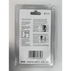 Hinged Window Lock - 25X10X50mm - White Finish