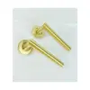 Lever on Rose Door Handle – 19mm – Satin Brass