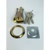 Night Latch Cylinder - 77X33X33mm - Polished Brass Finish