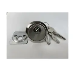 Rim Cylinder - 65mm - Satin Chrome Finish