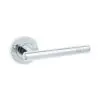 IRONMONGERY SOLUTIONS Bathroom Pack of Door Handle,Bathroom Locks, Turns & Releases & Hinges - Pack of Door Handle in Satin Chrome Finish
