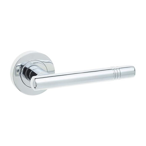 IRONMONGERY SOLUTIONS Bathroom Pack of Door Handle, Bathroom Locks, Turns & Release & Hinges - Pack of Door Handle in Polished Chrome Finish