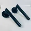 Lever on Rose Door Handle – 19mm – Black Finish