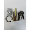 Rim Cylinder - 65mm - Satin Chrome Finish