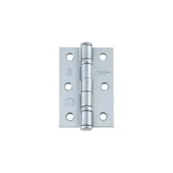 IRONMONGERY SOLUTIONS Bathroom Pack of Door Handle,Bathroom Locks, Turns & Releases & Hinges - Pack of Door Handle in Satin Chrome Finish