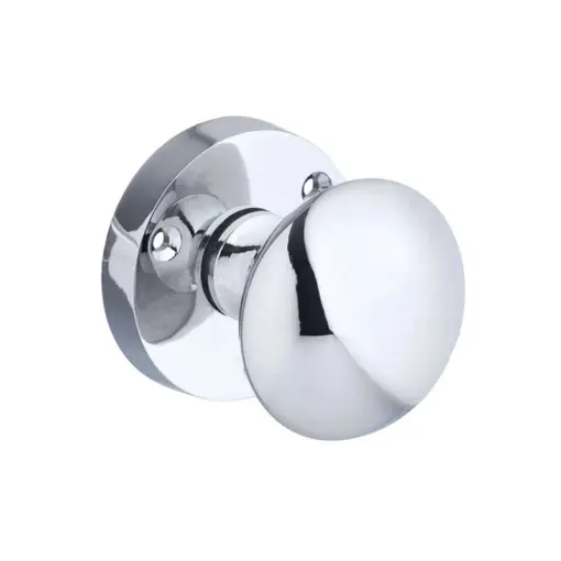 Bun Mortice Door Knob - 63mm - Satin Brass