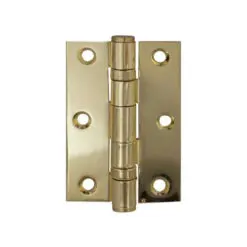 IRONMONGERY SOLUTIONS Lock Pack of Door Handle, 3 Lever Sashlocks,Escutcheons & Hinges - Pack of Door Handle in PVD Finish