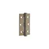 IRONMONGERY SOLUTIONS Latch Pack of Door Handle, Tubular Latch & Hinges - Pack of Door Handle in Antique Brass Finish