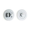 IRONMONGERY SOLUTIONS Bathroom Pack of Door Handle,Turns & Releases & Hinges - Pack of Door Handle in Polished Chrome Finish