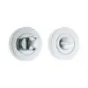 IRONMONGERY SOLUTIONS Bathroom Pack of Door Handle,Turns & Releases & Hinges - Pack of Door Handle in Polished Chrome Finish