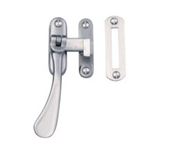 Heritage Brass Mortice & Hook Plate Casement Fastener (126Mm), Satin Chrome