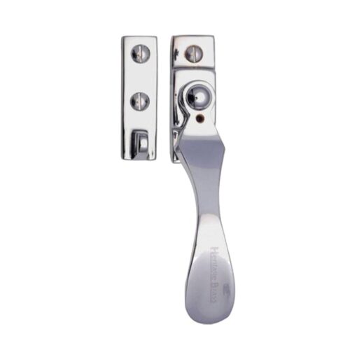 Heritage Brass Wedge Pattern Locking Casement Fastener (127Mm), Polished Chrome