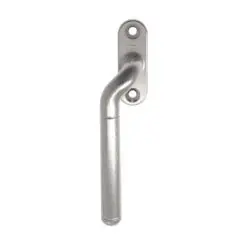 Cranked Locking Espagnolette Handle (Left Or Right Hand), Satin Chrome