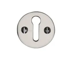 Heritage Brass Standard Key Escutcheon, Polished Nickel