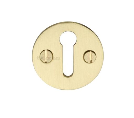 Heritage Brass Standard Key Escutcheon, Satin Brass