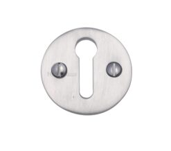 Heritage Brass Standard Key Escutcheon, Satin Chrome