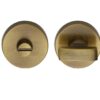 Heritage Brass Round 35Mm Diameter Turn & Release, Antique Brass