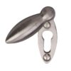 Heritage Brass Covered Oval Standard Key Escutcheon, Satin Nickel -