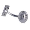 Heritage Brass Handrail Bracket (64Mm Or 76Mm), Polished Chrome