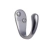 Heritage Brass Single Robe Hook (43Mm Projection), Polished Chrome