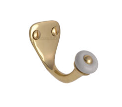 Heritage Brass Single Robe Hook (45Mm Height), Polished Brass