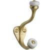 Heritage Brass Large Hat & Coat Hook (93Mm Height), Satin Brass