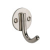 Heritage Brass Modern Single Robe Hook (52Mm Height), Polished Nickel