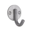 Heritage Brass Modern Single Robe Hook (52Mm Height), Satin Chrome