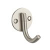 Heritage Brass Modern Single Robe Hook (52Mm Height), Satin Nickel