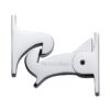 Heritage Brass Gravity Door Latch (83Mm), Polished Chrome-