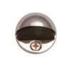 Heritage Brass Oval Floor Mounted Door Stop (47Mm Diameter), Polished Nickel