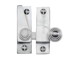 Heritage Brass Hook Plate Sash Fastener (69Mm X 20Mm), Satin Chrome -