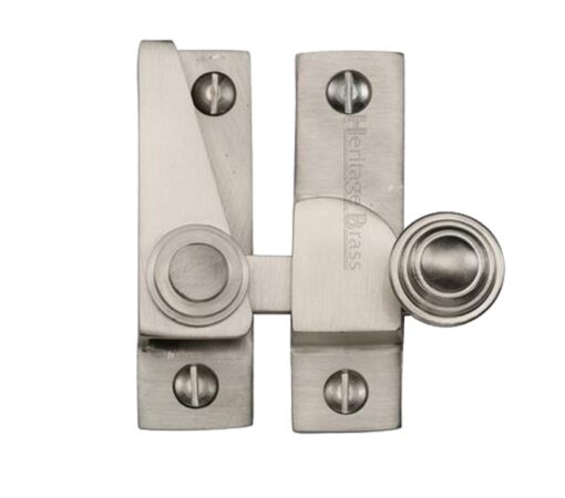 Heritage Brass Hook Plate Sash Fastener (69Mm X 20Mm), Satin Nickel