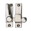 Heritage Brass Hook Plate Sash Fastener (69Mm X 20Mm), Polished Nickel -