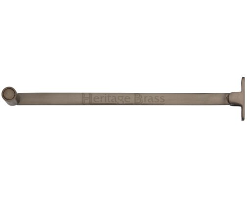 Heritage Brass Roller Arm Design Castement Stay (6" Or 10"), Matt Bronze