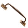 Heritage Brass Cranked Pull Handle, Antique Brass