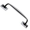 Heritage Brass Cranked Pull Handle, Polished Chrome