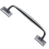 Heritage Brass Cranked Pull Handle, Satin Chrome -